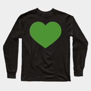 Green heart Long Sleeve T-Shirt